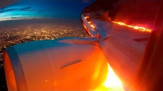 Airplane Сrash, Failed Takeoff Aircraft And Crosswind Landings,  Crashes,Collection 2017 hd