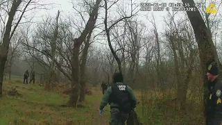 Bodycam | Atlanta Police during clearing operation at 'Cop City' site