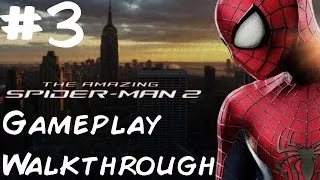 The Amazing Spider-Man 2 - Walkthrough - PS4 - Part 3 - Attack On Oscorp | CenterStrain01