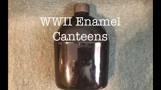 WWII Enamel Canteens