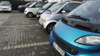 Smart Fortwo 450 0.6t naprawa/wymiana kolektora wydechowego , poduszki i miski olejowej