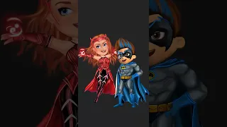 Ryder Pawpatrol And Katie Glow Up Into Batman And Wanda Maximoff - Pawpatrol Cartoon Offical #short