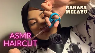 ASMR Super Mean & Weird Hair Massage Shop ( and you are the Microphone)| BAHASA MELAYU
