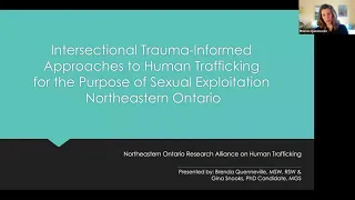 Trauma-Informed Responses to Human Trafficking