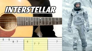 Interstellar Main Theme (EASY Guitar Tabs Tutorial)