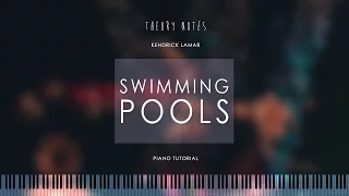 How to Play Kendrick Lamar - Swimming Pools | Theory Notes Piano Tutorial