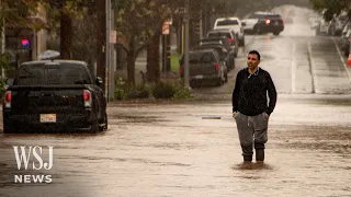 Hundreds of Thousands in California Without Power After Flash Floods, High Winds | WSJ News