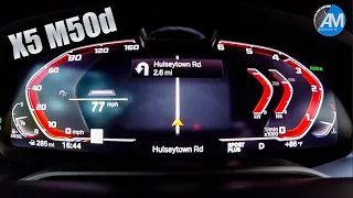2019 BMW X5 M50d - 0-100 km/h acceleration!