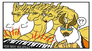 Godzilla KOTM | King Ghidorah and Godzilla's Magic Music! (Godzilla Comic Dub)