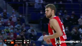 Real Madrid - Olympiacos Piraeus 75-67: Sasha Vezenkov (16 points)