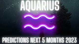 Aquarius ♒️ - Prediction For The Next 5 Months -- August - December 2023.