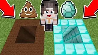 КАКУЮ ЯМУ Я ВЫБЕРУ В МАЙНКРАФТ? ЯМА КАКАШЕК ИЛИ ЯМА АЛМАЗЫ В MINECRAFT В РЕАЛЬНОЙ ЖИЗНИ ТРОЛЛИНГ