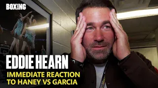 Eddie Hearn Immediate Reaction To Ryan Garcia Win Over Devin Haney