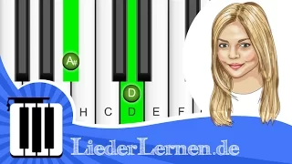 Annette Louisan - Wer bin ich wirklich - Klavier lernen - Musiknoten - Akkorde