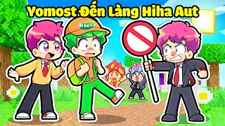 YOMOST ĐƯỢC HIHA DẪN ĐẾN LÀNG HIHA ĐA VŨ TRỤ TRONG MINECRAFT*LÀNG HIHA AUT 🥰😎