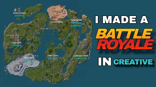 I made a MINI BR in Fortnite Creative ( season 1 )