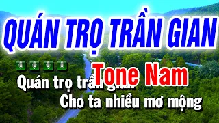 Karaoke Quán Trọ Trần Gian Nhạc Sống Tone Nam | Mai Lan