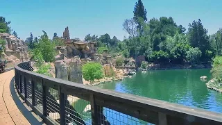 Disneyland Railroad returns FULL FIRST RIDE POV 2017 with new track, new effects at Disneyland