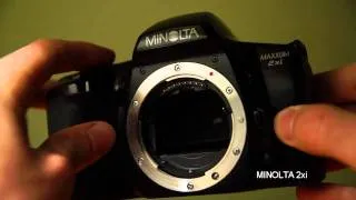 Minolta SLR shutter sound comparison