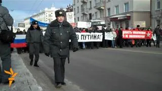 Митинг протеста в Томске