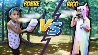 RICO VS POBRE FAZENDO AMOEBA / SLIME #20 | Biankinha