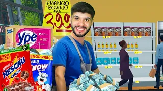 RAFÃO JOGA SUPERMARKET SIMULATOR COM PRODUTOS BRASILEIROS!