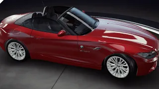 Asphalt 9 Legends Convertibility of BMW Z4 LCI + Ford GT and Egoista Spoiler animations