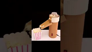 Popcorn Machine 🍿 from Cardboard! #shorts