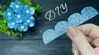 How to make Glitter Flowers DIY Foam Sheet Craft Ideas