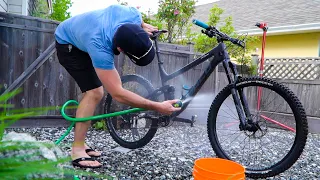 My Mountain Bike Cleaning Steps | 10 Minute Clean