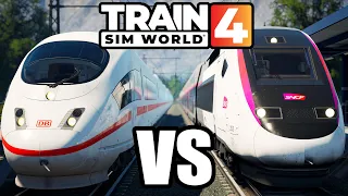 ICE vs TGV | Train Sim World 4