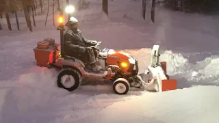 BX2680 snow blowing 26" of snow