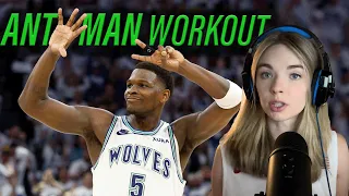 ANTHONY EDWARDS Offseason Workout REACTION