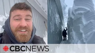 Cape Breton's epic snowfall seen in couple's viral photo