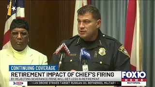 Retirement impact of Chief Prine's firing