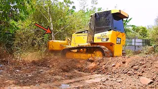 Work New! Bulldozer And Dump Truck 10 Ton Getting Starting New Project