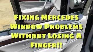 Replacing Mercedes Window Regulator Clips