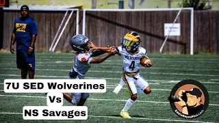 7U SED Wolverines vs NS Savages TexaSports Week 3