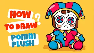 How To Draw Pomni Plush - Digital Circus 🎪