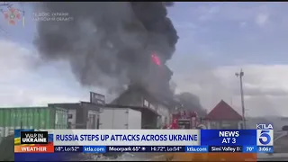 Russia steps up attacks across Ukraine