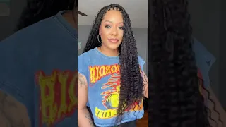 #shorts Boho Human Hair Braided Wig From Eayon Hair. Full video on my channel