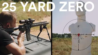 BEST LPVO Combat Rifle Zero? | 25 Yards