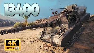 Object 268: Huge 13400 damage on Airfield - World of Tanks