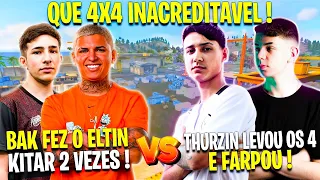 4X4 APOSTADO 6 MIL! NOVO TIME DO BAK VS TIME ELTIN! BAK FARPOU O ELTIN E THURZIN LEVOU OS 4!FT XAUAM