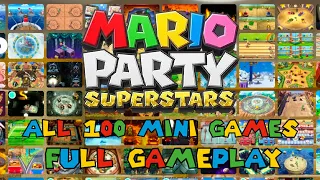 All 100 Mini Games - Full Gameplay - Mario Party Superstars