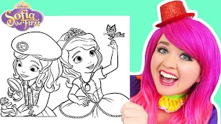 Coloring Sofia the First & Friends