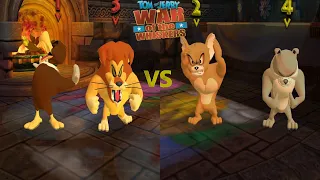 Tom and Jerry in War of the Whiskers  / Eagle and Lion Vs Monster Jerry and Spike / (2 Players)