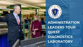 COVID-19 Update: Administration Tours Quest Diagnostics' Lab Facility