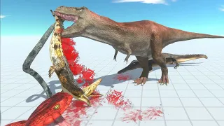 T-Rex Vs All Units (Reptiles) - Animal Revolt Battle Simulator