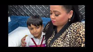 Vinay with Bharti Singh